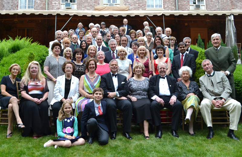 A group photo of the Association at the 70th Anniversary Celebration
